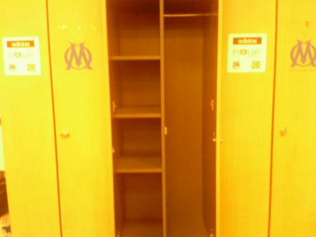 Vestiaire ouvert de Barthez
